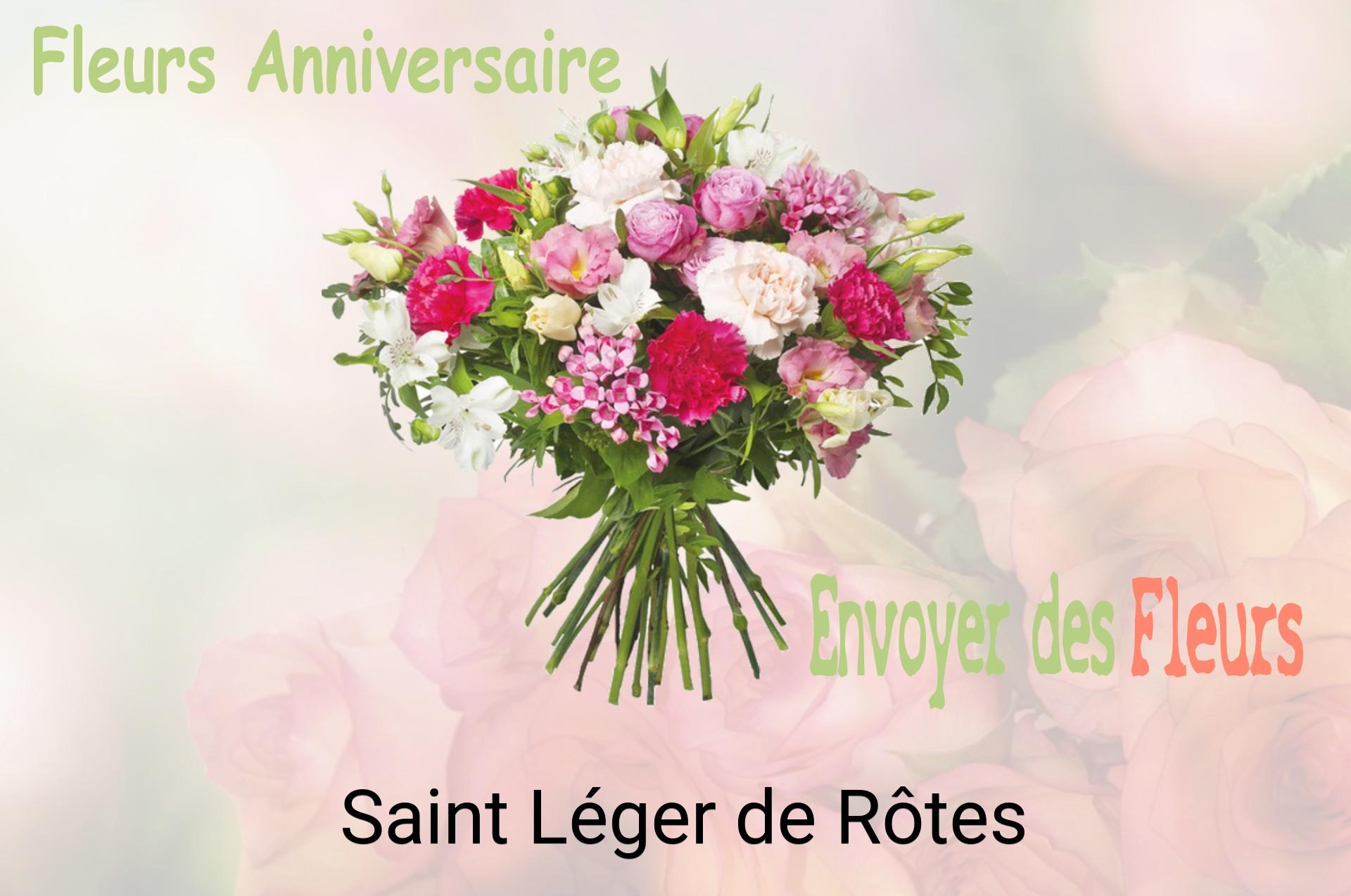 Bouquet de fleurs d’anniversaire livré à Saint-Léger-de-Rôtes