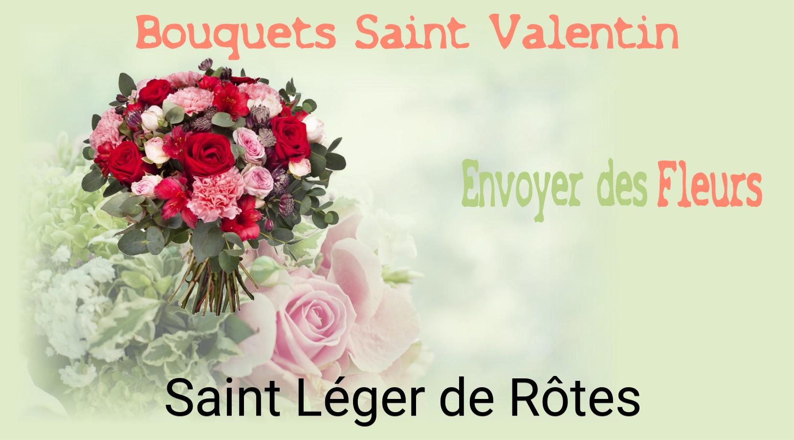 Roses de Saint-Valentin livrées à Saint-Léger-de-Rôtes